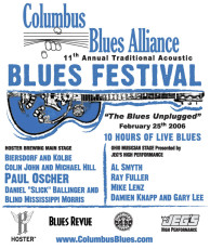 CBA Blues Festival T-shirt Design