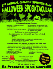 Halloween Spooktacular Party Flyer Back